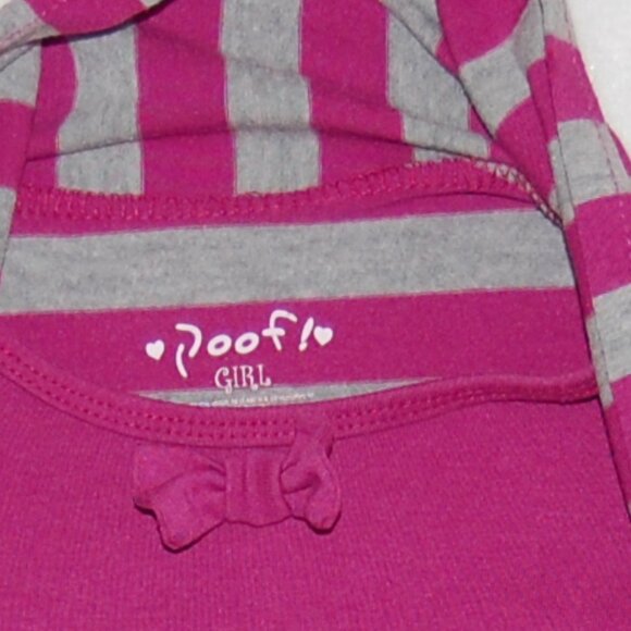 Poof! Shawl Neck Jersey Cotton Top, Girls Size 4T - Picture 9 of 9